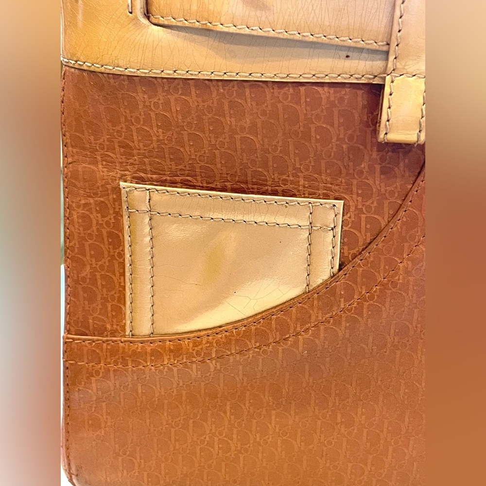 Christian Dior John Galliano Vintage 2001 Belt Bag, gold/orangey tan, GUC - Picture 9 of 16